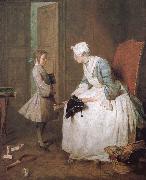 Jean Baptiste Simeon Chardin Home teachers oil on canvas